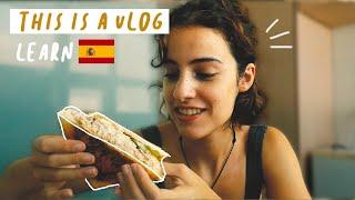 i made a sandwich |  SPANISH VLOG for Spanish Learners! (w/ subtitles!)