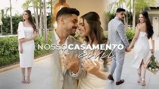 NOSSO CASAMENTO NO CIVIL | cartório + recepção | vlog