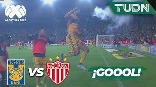 ¡DOBLETE! Gol HISTÓRICO de Gignac | Tigres 2-0 Necaxa | Liga Mx AP2022-Repechaje | TUDN