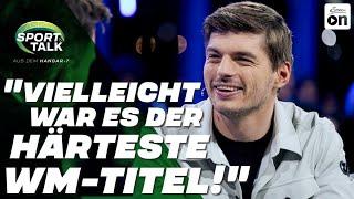 Max Verstappen über vierten WM-Titel: "Nicht der schönste" | Sport und Talk aus dem Hangar-7