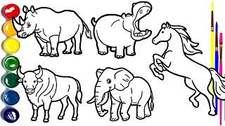 DRAW 5 Wild Animals in Just 10 Minutes with PRO Results  