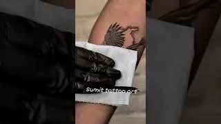 punjab state map tattoo // flying eagle //