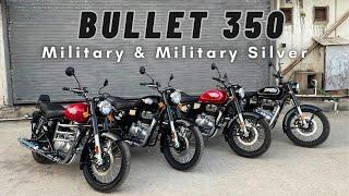 2024 RE Bullet 350 Military & Military Silver | Base Variants | All Details | Motorxone