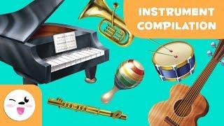 Learning Music - Wind, String, Percussion Instruments for Kids