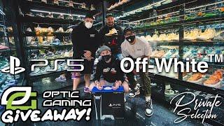 SNEAKER SHOPPING WITH HECZ OPTIC GAMING *PS5 AND OFF WHITE 5 GIVEAWAY!* | Private Selection Giveaway