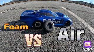 Test And Tune Foam Tires vs Air Tires