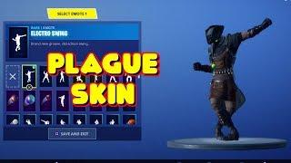 NEW PLAGUE SKIN DOES UNRELEASED DANCES/EMOTES IN-GAME FORTNITE