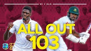 Six Ducks ! | All Out For 103 IN FULL | West Indies v Bangladesh 2022