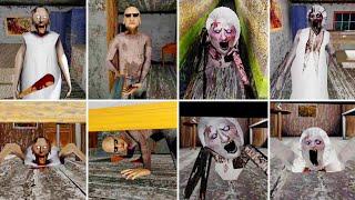 All Enemies Normal VS Underbed Jumpscares In Granny Version 1.9 | Granny New Latest Update