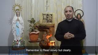 tips for effective reading of the Lectionary for Lectors, (seminarian Joey Jerome Era)