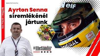 Ayrton Senna síremlékénél jártunk Sao Paulóban