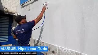 Como funciona a máquina de pintura airless Graco 190?