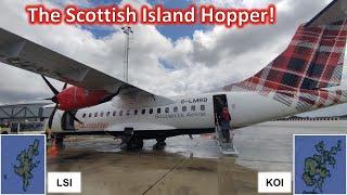 The Scottish Island Hopper! | Flying Loganair from Norway to the UK