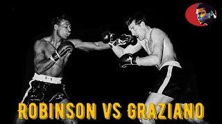 Sugar Ray Robinson vs Rocky Graziano Highlights HD ElTerribleProduction