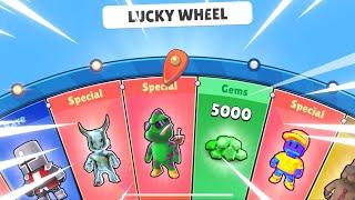 I GOT SPECIAL CHAMELEON SKIN IN LUCKY WHEEL | STUMBLE GUYS