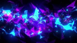 GEOMETRIC BRIGHT LOOPED TRIANGULAR FREE BLUE PURPLE VERSION FOOTAGE ANIMATION BACKGROUND