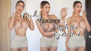 Viral Skims NIPPLE BRA Try on Haul by Selina Amy