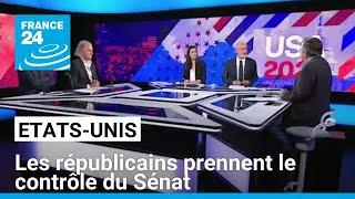 Etats-Unis : les républicains prennent le contrôle du Sénat • FRANCE 24