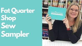 Fat Quarter Shop 2024 November Sew Sampler Beginner Unboxing Quilting Subscription Box