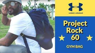 Under Armour Project Rock 60 Gym Bag - (FULL REVIEW)