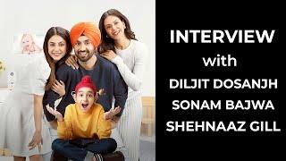 Shehnaaz Gill, Diljit Dosanjh, Sonam Bajwa | Honsla Rakh Interview | BalleBolly Magazine