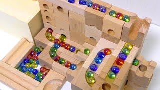 Marble Run Wooden Cuboro MIX Course Summary Video