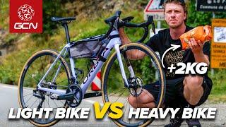 How Much Faster Are Lighter Bikes?