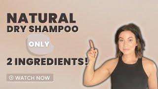 Natural Dry Shampoo For Dark Hair | Lauren Caron