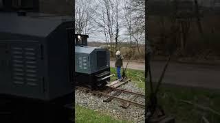 le locotracteur DIEMA du Train des Forts en action à Uxegney (88)