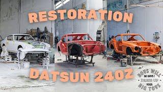 Total Repaint & Full Restoration Datsun 240z in 20 Minutes