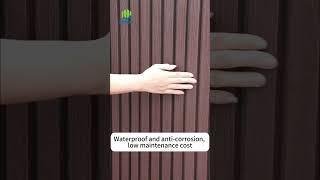 wall cladding for fence decoration  #compositedecking# #wpc #outdoordecking #hoyeah