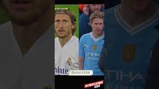 Modric vs de bruyne   modric debruyne realmadridfc mancityfc #footballteam  #football #realmadrid