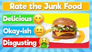 Junk Food Tier List Challenge | Rank the Junk Food