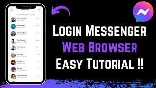 Facebook Messenger Web Browser Login !