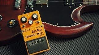 Boss DS-1 distortion pedal, Full Rock mod, Msm Workshop