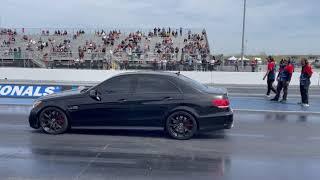 Mercedes E63s "The Mercenary" Embarrasses Mustang at The Track