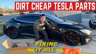 $125 FIXED Almost EVERYTHING On My CHEAP Tesla