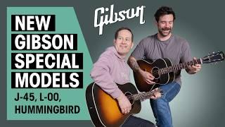 New Gibson J-45 & L-00 Special Acoustics | More Affordable Satin Finish