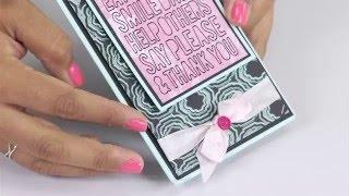 How to Use Inksheets with Embossing Folders - Sizzix