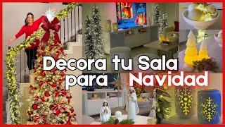 DECORA tu SALA para NAVIDAD 2024 / Decoración Navideña / Christmas decor ideas