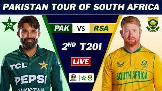 PAKISTAN vs SOUTH AFRICA 2nd T2O Match LIVE COMMENTARY | PAK vs SA T20 MATCH LIVE