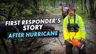 First responder’s story about this part of Asheville area hit by Hurricane Helene