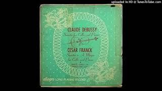 Claude Debussy - Sonata for Cello and Piano (Marcel Hubert - cello, Harold Dart - piano)