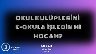 OKUL KULÜPLERİNİ E-OKULA İŞLEDİN Mİ HOCAM?