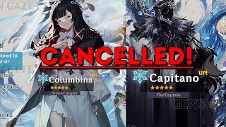 UPDATE! CAPITANO & COLUMBINA CANCELLED?! + 5.4 BANNER + 5x WELKIN GIVEAWAY - Genshin Impact