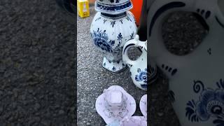 Я на барахолке Германия, находки #антиквариат #барахолка #фарфор