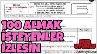 7.Sınıf Fen Bilimleri 1.Dönem 2.Yazılı