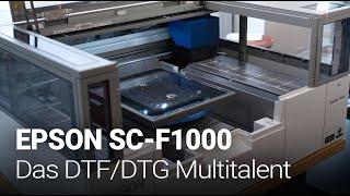 Epson SC-F1000 für DTF & DTG: das ultimative Textildirektdrucksystem