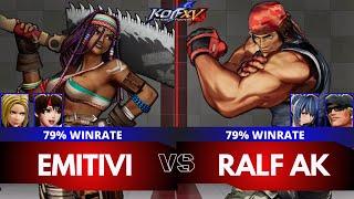 KOF XVEMITIVI (Yuri/Darli/Blue Mary) vs RALF AK (Ralf/Leona/Clark)Ranked Match - 11/24