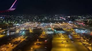 Night Landing in Ontario (CA) (ONT) - Delta Airbus A321-211 (N398DN)